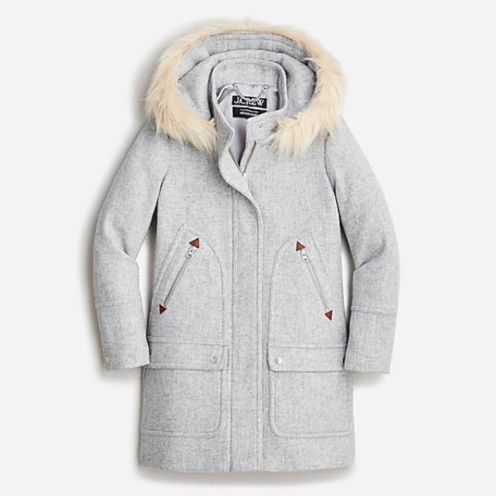 Jcrew Chateau Parka In Italian Stadium Cloth